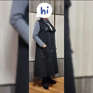 Модель 540 Трикотажный Жилет На карманах и вороте