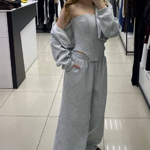 Женский костюм-тройка из неопрена оптом, размеры 42–44