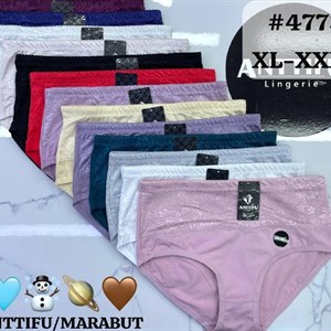 Нижнее бельё оптом, артикул 4773 — 13 цветов, размеры XL–XXXL