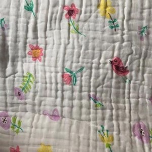 Одеяло из муслина 6слоёв размер 120 120 код52