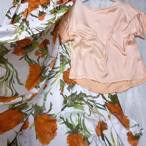 New collection Футболочка и юбка на запах   Футболка