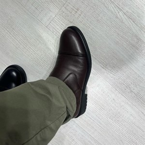 Эксклюзивные Сапоги Натуральная кожа с евро мехом