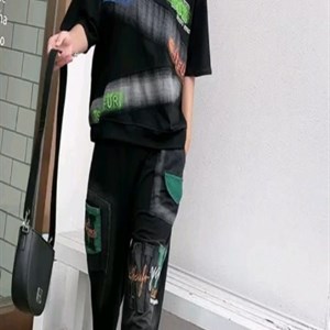 Модель 8906 3567 Лето 2023 Трикотажный костюм в стиле