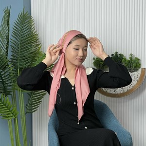 НОВАЯ КОЛЛЕКЦИЯ   Готовый платок на резинке Материал