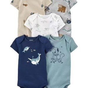 Качественные бодики короткий рукав для детей 6-24 месяцев в Бишкеке | Optom_detskoe_roza