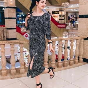 Огромный выбор платьев Леопардовая моделька в последнем