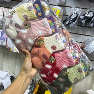 Детские плотные носочки из альпака оптом, размеры 4–7 лет