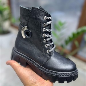 Эксклюзивные Сапоги и Ботинки Натуральная кожа с натуральным