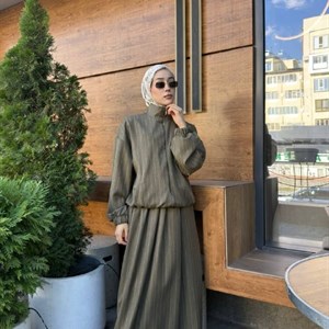Женский костюм-бомбер с юбкой из костюмного крепа, размеры 42–50