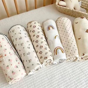 Одеяло из 100 хлопка Красивые тоненькие Двухслойные