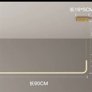 В наличии 90 см LED Цвет черный и латунь 6000сом
