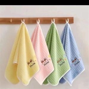 8090 Полотенце кухонное Расцветки Розовый зеленый