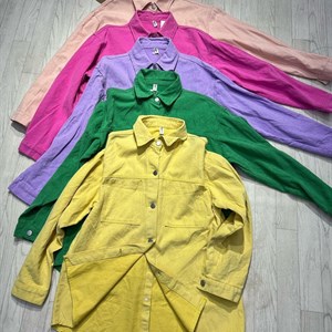  Рубашка джинсовая  Размер единый  Цвета в ассортименте