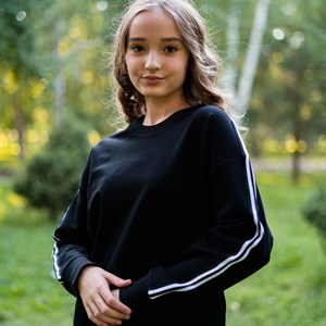 Yasina Kids Кофта оверсайз Ткань двухнитка Размер