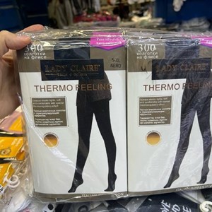 Теплые эластичные колготки с терморегуляцией оптом, размеры S–L