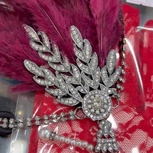 Элегантные повязки и кружевные перчатки в стиле Гэтсби для вечеринок