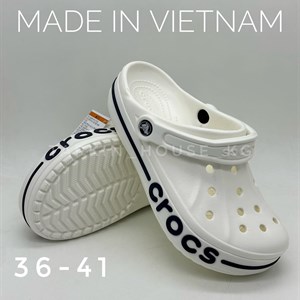 Кроксы белые 36 41 с печатью оригинал снова в наличии