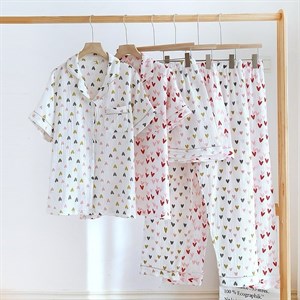 Красивый принт муслиновой пижамы 3 в 1 – Отличный выбор для вашего комфорта!