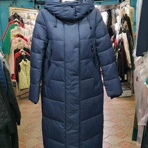 Зимняя длинная куртка капюшон отстёгивается Размеры