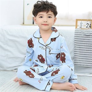 Трендовые пижамы с пуговицами с карманом и окантовкой