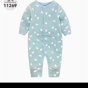        ЛИСТАЙЬЕ ЦВЕТА ромпер х б 1слой в линии 4шт