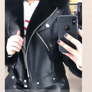 Дубленка натуральная овчина мех песец несъёмный цена