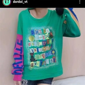 Модель SC6109 Комбинированный свитшот трикотаж вязаный