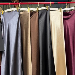 Сатиновая юбка макси женская — размеры 42–48