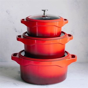 Красочно насыщенные Кастрюли Nice Cooker Helios Series