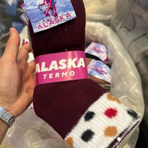 Женские термоноски оптом, размеры 36–41 — 5 пар за 60 сом