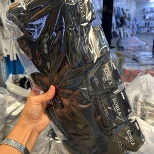Мужские черные однотонные носки оптом, размеры 41–45