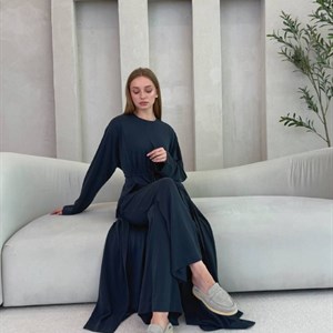 Осенняя женская коллекция из купра-трикотажа — размеры S–XL