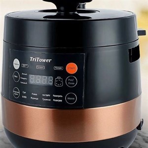 Мультиварка скороварка TriTower  Мощность 2000 Вт