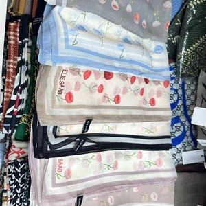 Косынки 75/75 из шифона — производство Китай