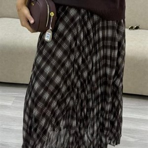 Модная сеточная юбка в клетку - идеальный выбор для вашего гардероба