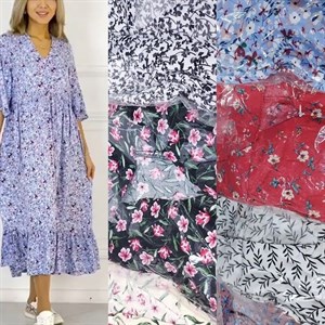 Платья Размер стандарт Ткань штапель Рабочие замок