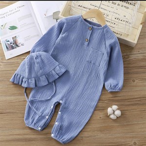 Муслиновые ромперы размер 66 100см в линии 4шт код44