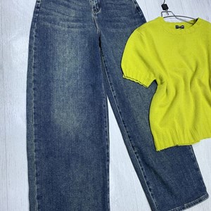 New collection Джинсы кофточка кашемир   Джинсы 5200