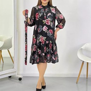 Нежное платье из шифона получили новые расцветки