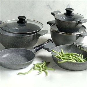 Наш ХИТ набор посуды Pallas Series в стильном сером