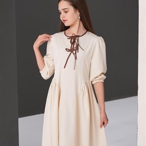 Очаровательное кремовое платье для девочек – стиль и комфорт