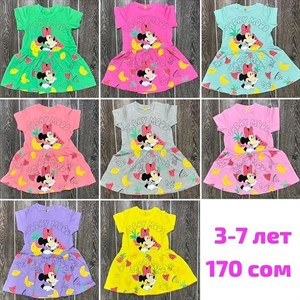  Новинки платья  3 7 лет 170 сом  В линейке 5 штук