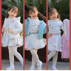 Прекрасные наряды для маленьких модниц Состоит из