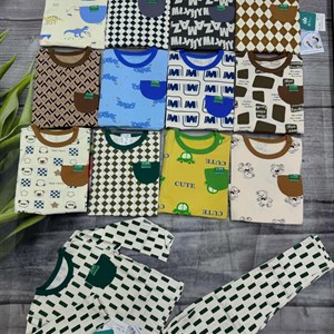 Пижама карманами Производство Китай Ткань 95 хлопок