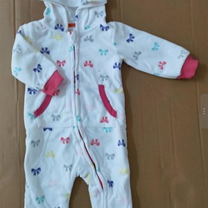 Комбез флис с ХБ подкладкой для детей 6-24м