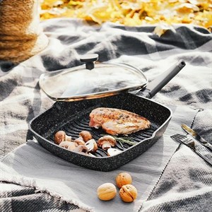 В наличии шикарная гриль сковорода Granhel Nature