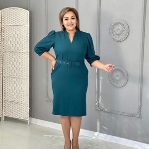 Однотонное классическое платье Что может быть лучше