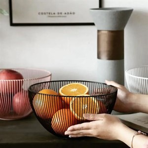 В наличии фруктовница Стильная металлическая корзина