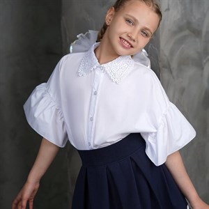 Модная рубашка с широким рукавом Как красиво смотрится