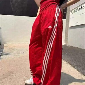 Трендовые baggy wide-leg брюки oversize с утяжкой снизу — M, L, XL